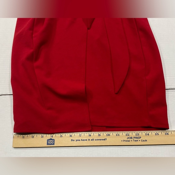 Trixxi Clothing Company Strapless Mini Dress Size Large Color Red - Picture 7 of 10